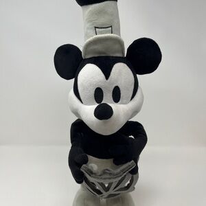 Mickey Mouse 90th Anniversary Dancing Steamboat Willie Plush  Special Edition